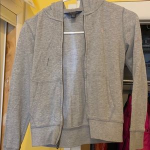Kids Ralph Lauren Hoodie !! *Gray w. Pink Pony*